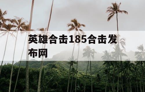 英雄合击185合击发布网
