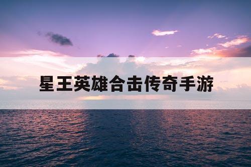 星王英雄合击传奇手游
