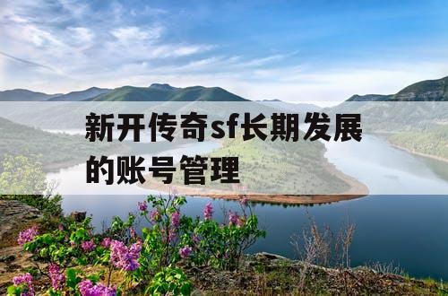 新开传奇sf长期发展的账号管理