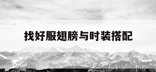 找好服翅膀与时装搭配