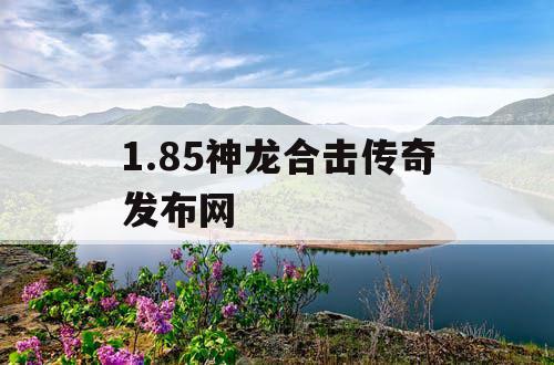 1.85神龙合击传奇发布网