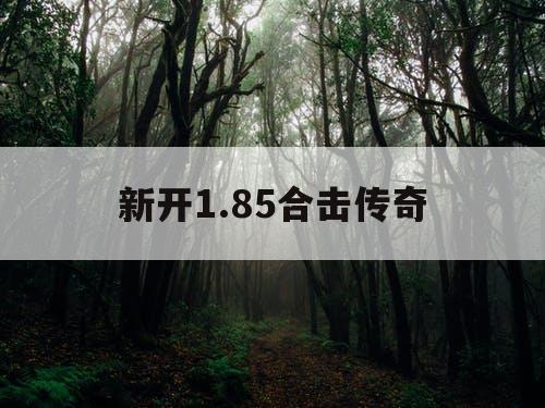 新开1.85合击传奇