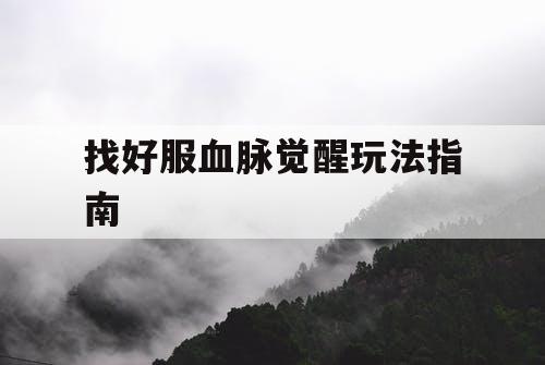 找好服血脉觉醒玩法指南