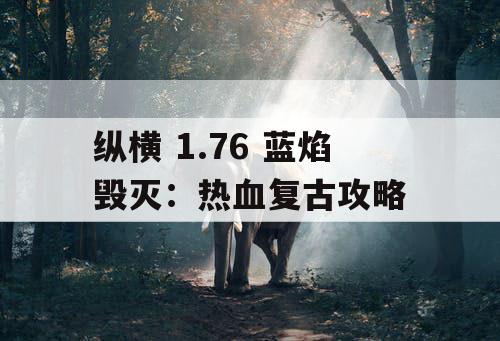 纵横 1.76 蓝焰毁灭：热血复古攻略