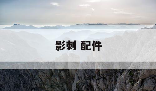 影刺 配件