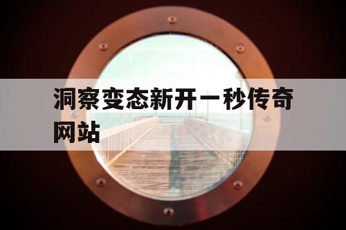 洞察变态新开一秒传奇网站