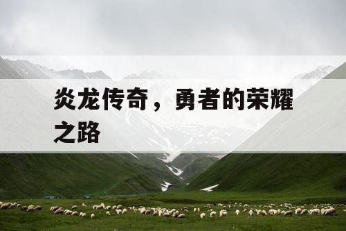 炎龙传奇，勇者的荣耀之路