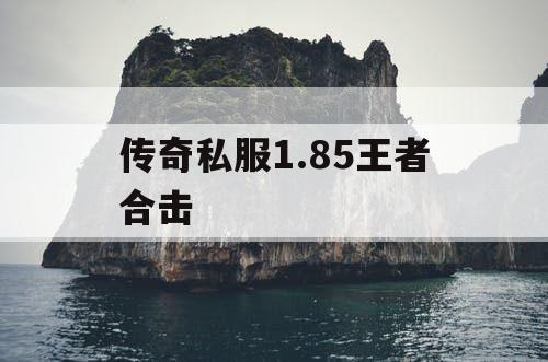传奇私服1.85王者合击