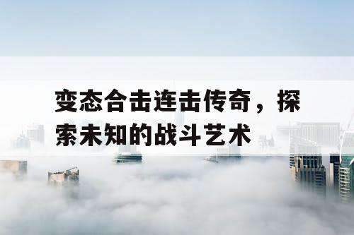 变态合击连击传奇，探索未知的战斗艺术
