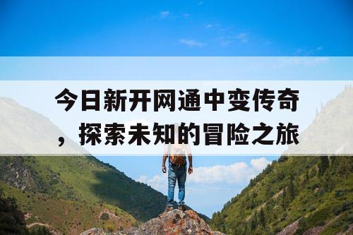今日新开网通中变传奇，探索未知的冒险之旅