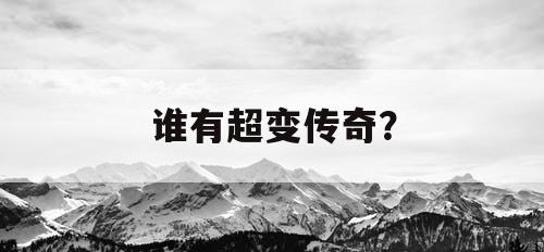 谁有超变传奇？