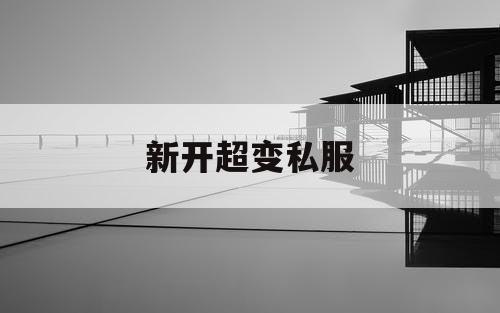 新开超变私服