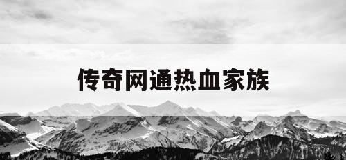 传奇网通热血家族