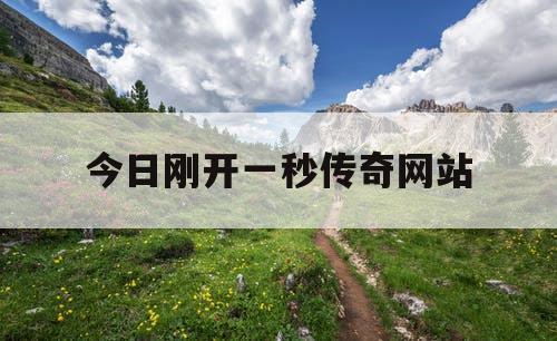 今日刚开一秒传奇网站