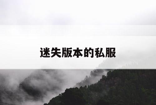 迷失版本的私服