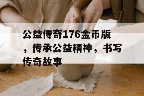 公益传奇176金币版，传承公益精神，书写传奇故事