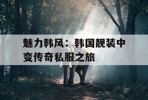 魅力韩风：韩国靓装中变传奇私服之旅