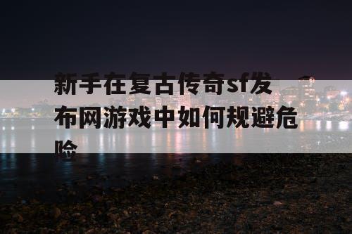 新手在复古传奇sf发布网游戏中如何规避危险