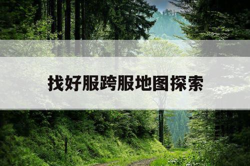 找好服跨服地图探索