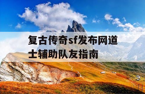 复古传奇sf发布网道士辅助队友指南