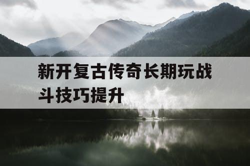 新开复古传奇长期玩战斗技巧提升