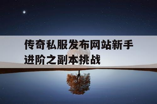 传奇私服发布网站新手进阶之副本挑战
