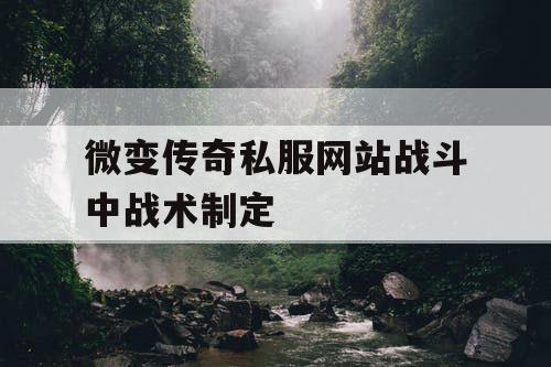 微变传奇私服网站战斗中战术制定