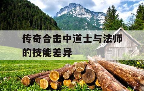 传奇合击中道士与法师的技能差异