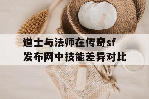 道士与法师在传奇sf发布网中技能差异对比