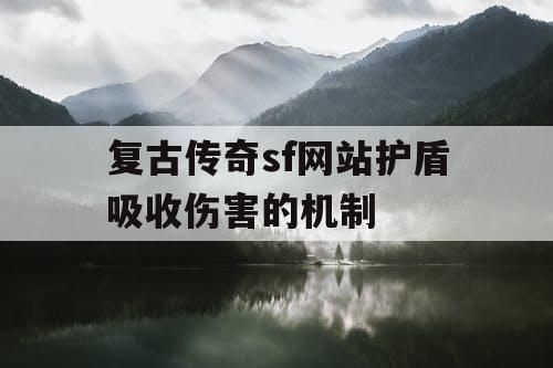 复古传奇sf网站护盾吸收伤害的机制