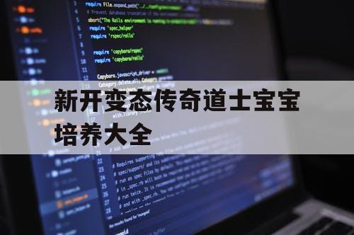 新开变态传奇道士宝宝培养大全